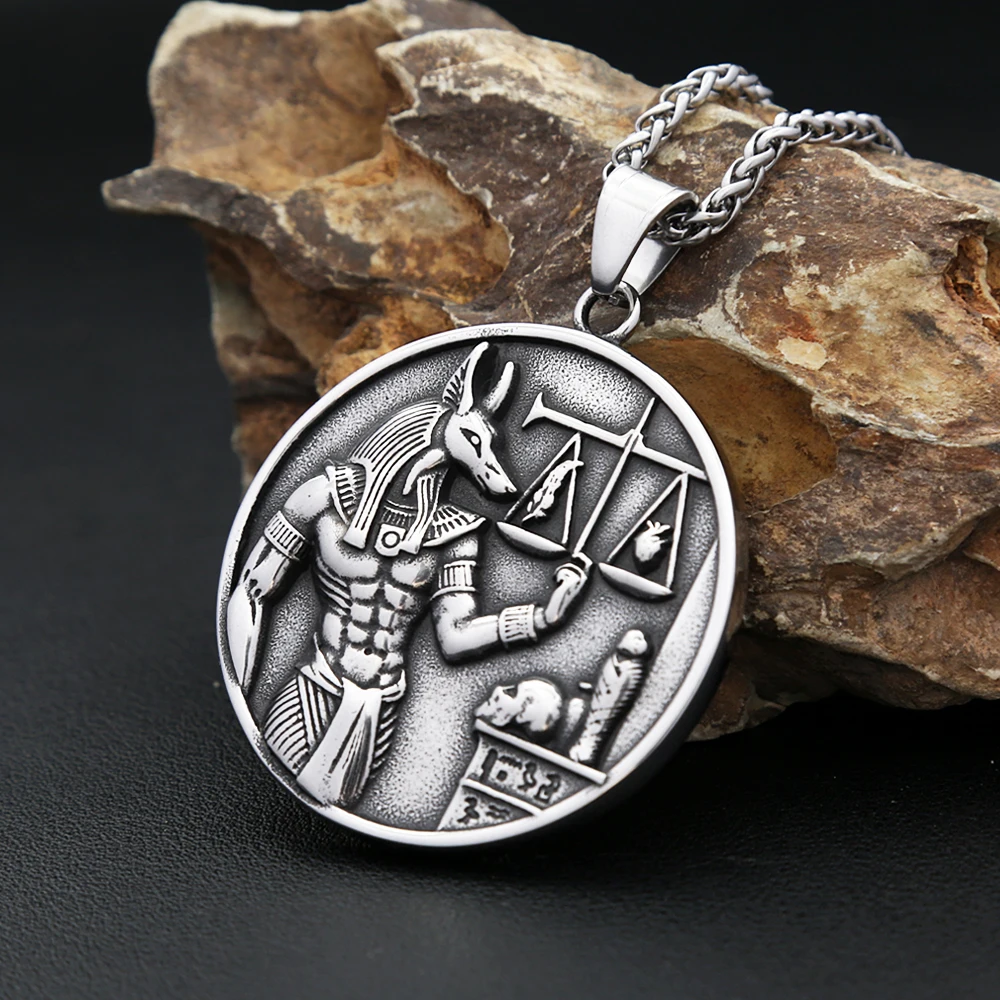 Anubis and the scales pendant