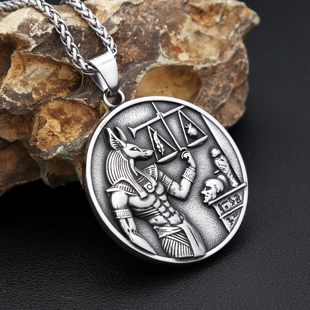 Anubis and the scales pendant