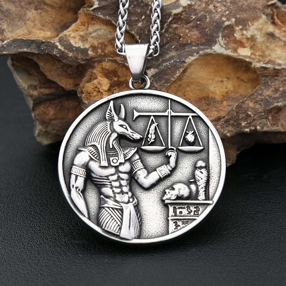 Anubis and the scales pendant