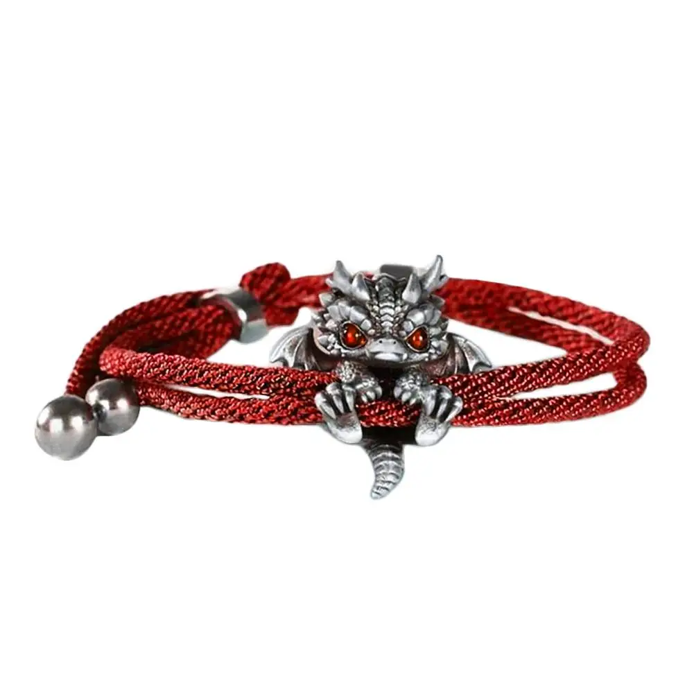 Dragon red cord bracelet
