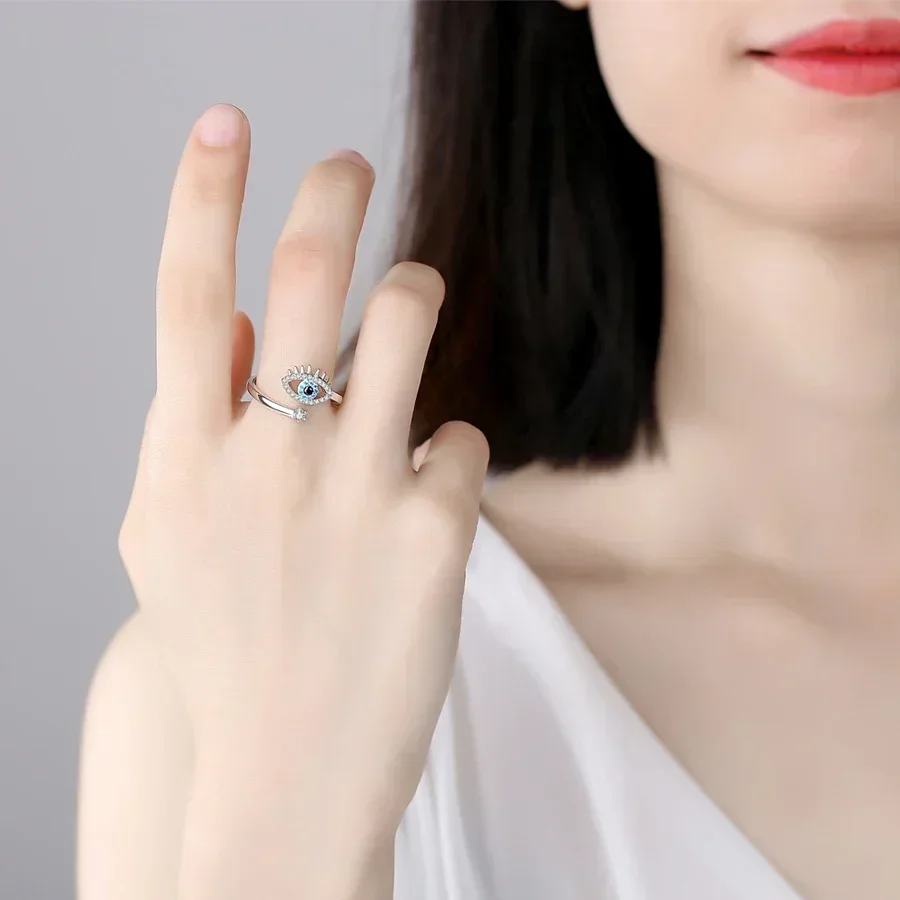 Evil eye ring
