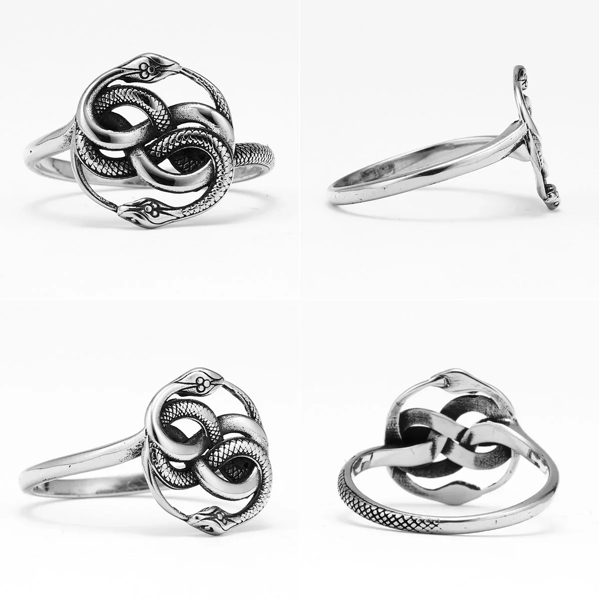 Jörmungandr knot ring