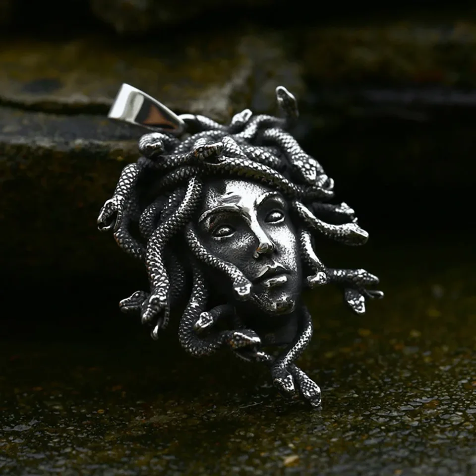 Medusa head pendant