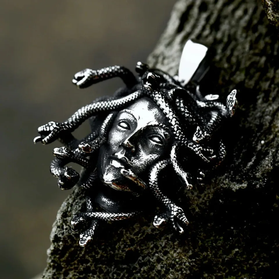 Medusa head pendant