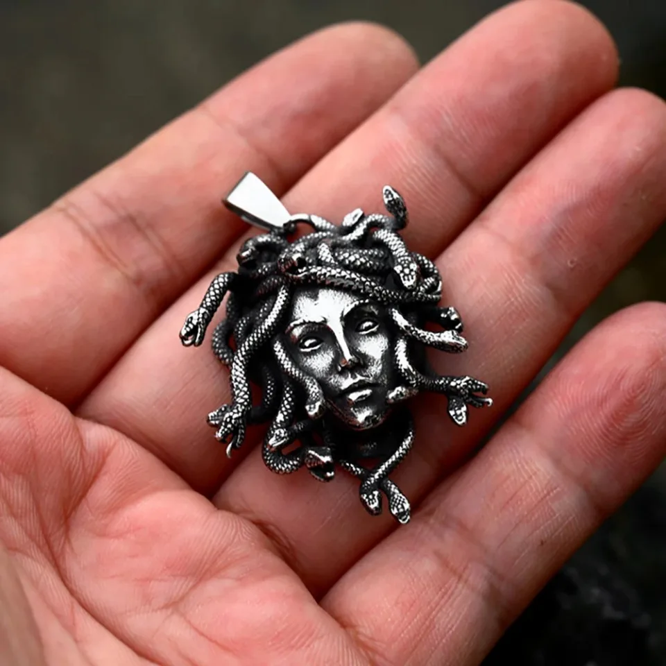 Medusa head pendant