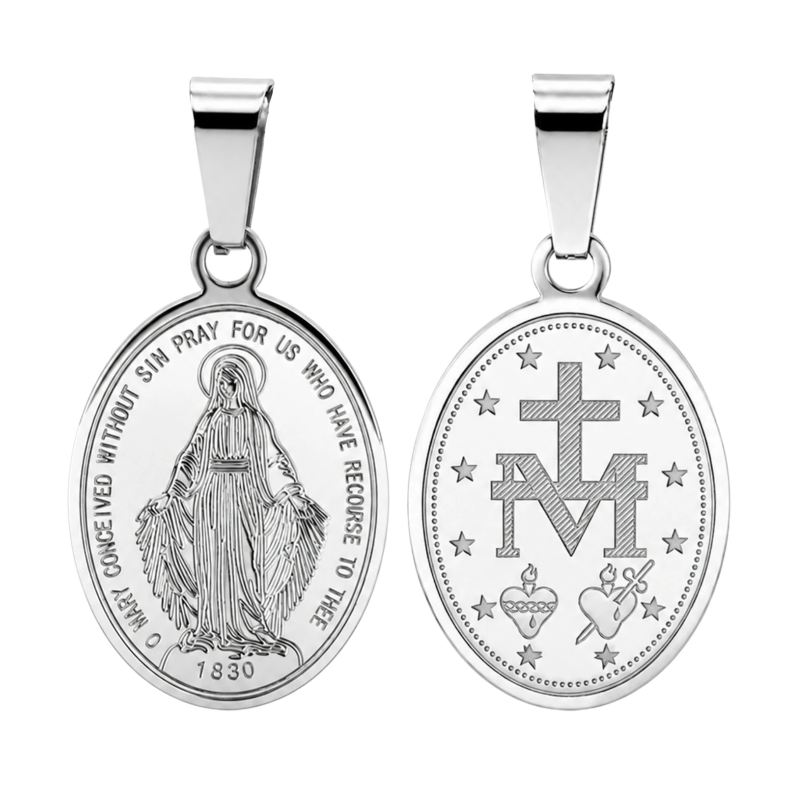 Small Miraculous Medal necklace