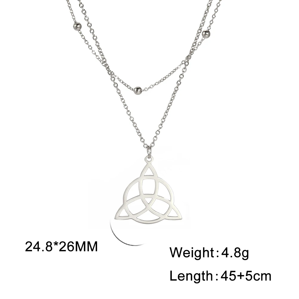 Small trinity knot pendant