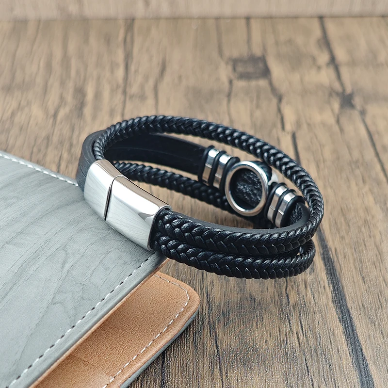 Tree of life leather bracelet