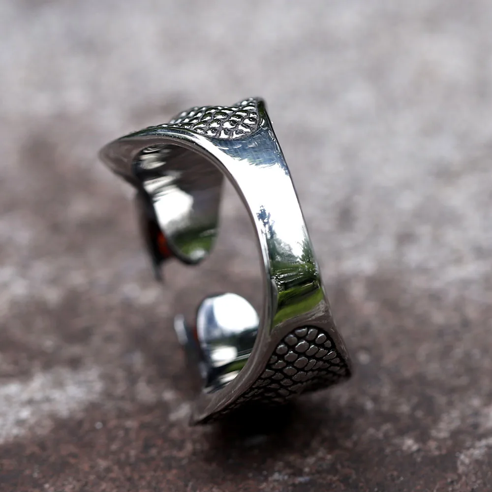 Two-headed snake ring