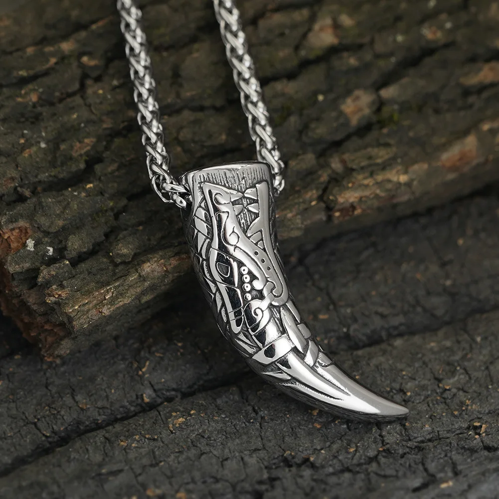 Wolf fang pendant