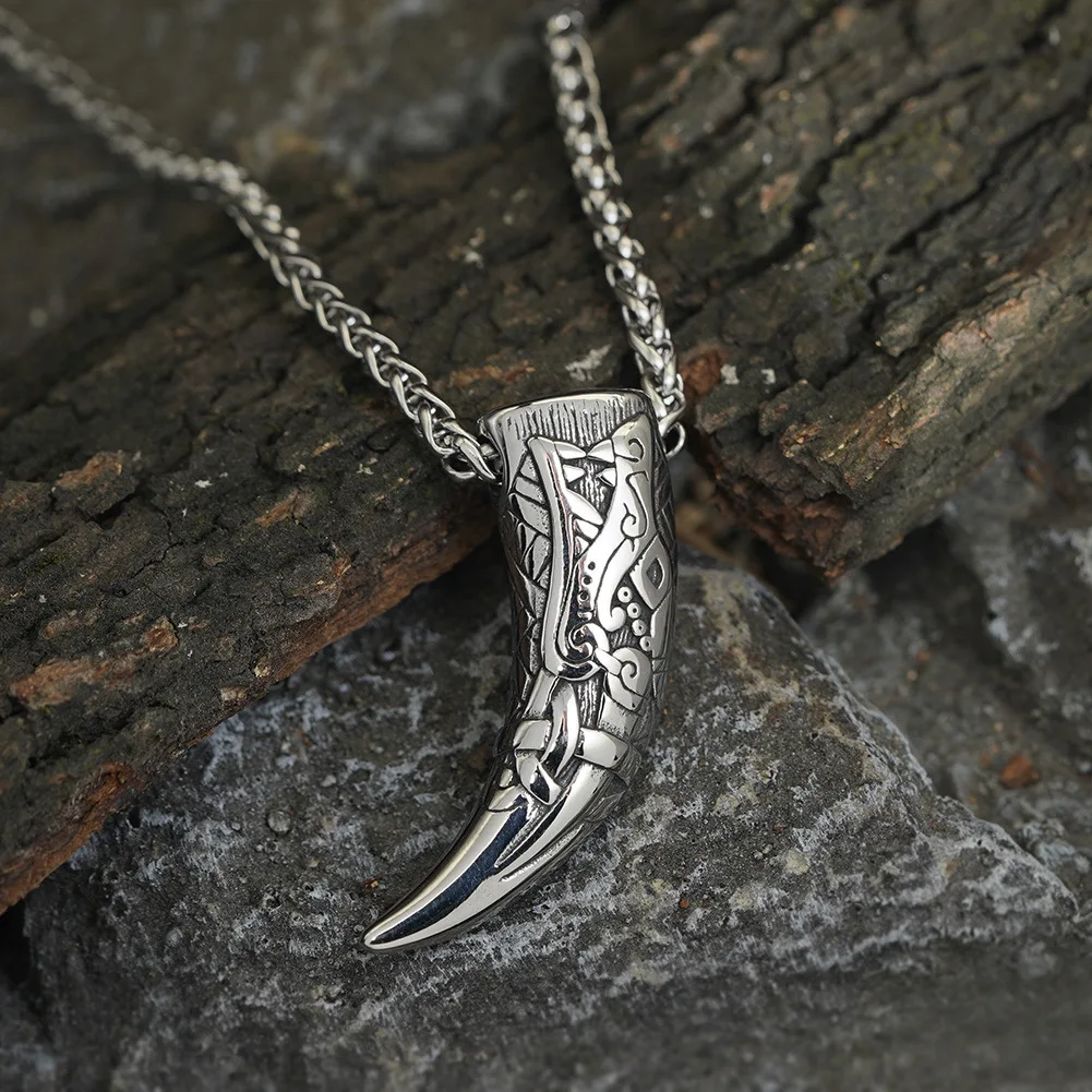 Wolf fang pendant