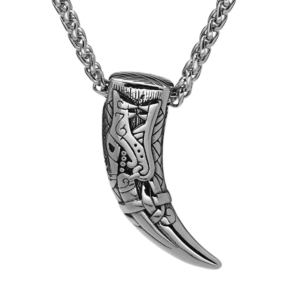 Wolf fang pendant